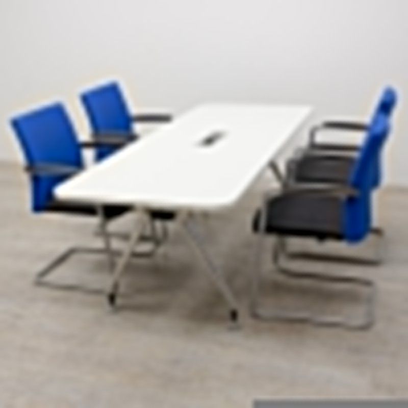 Table Konig Neurath L200 Blanc