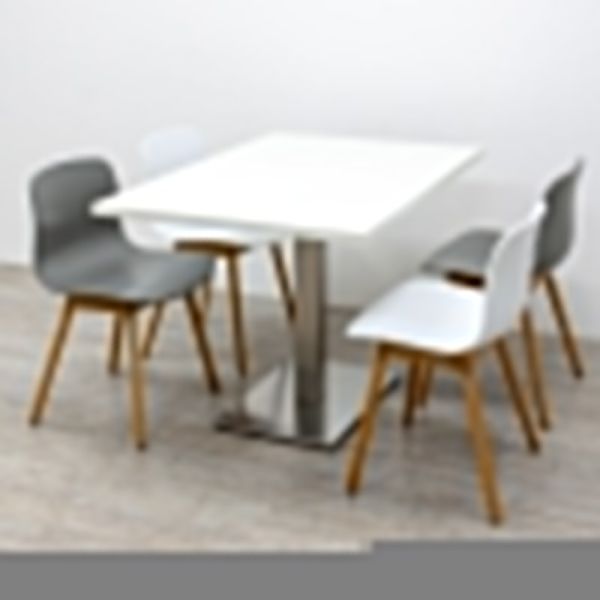 Pedrali Table Inox L120 Blanc 2nd Choix