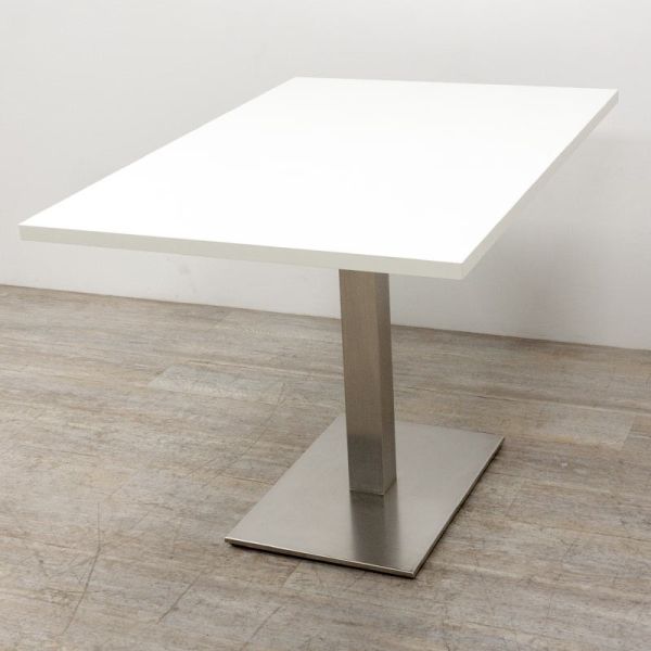 Pedrali Table Inox L120 Blanc 2nd Choix
