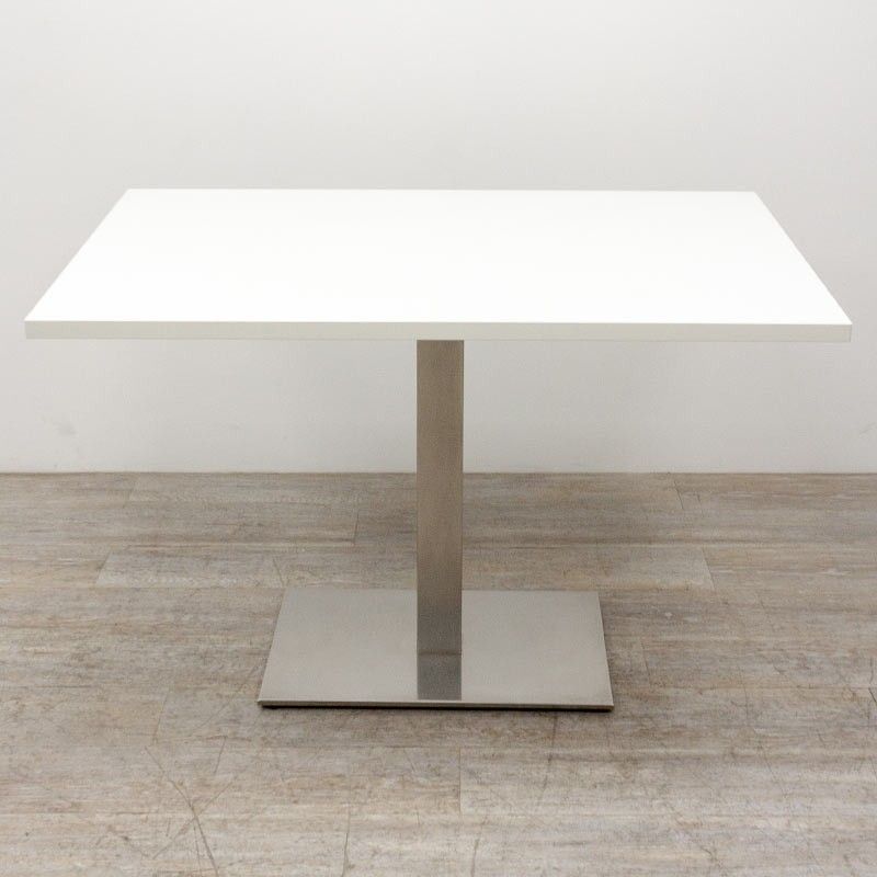 Pedrali Table Inox L120 Blanc 2nd Choix