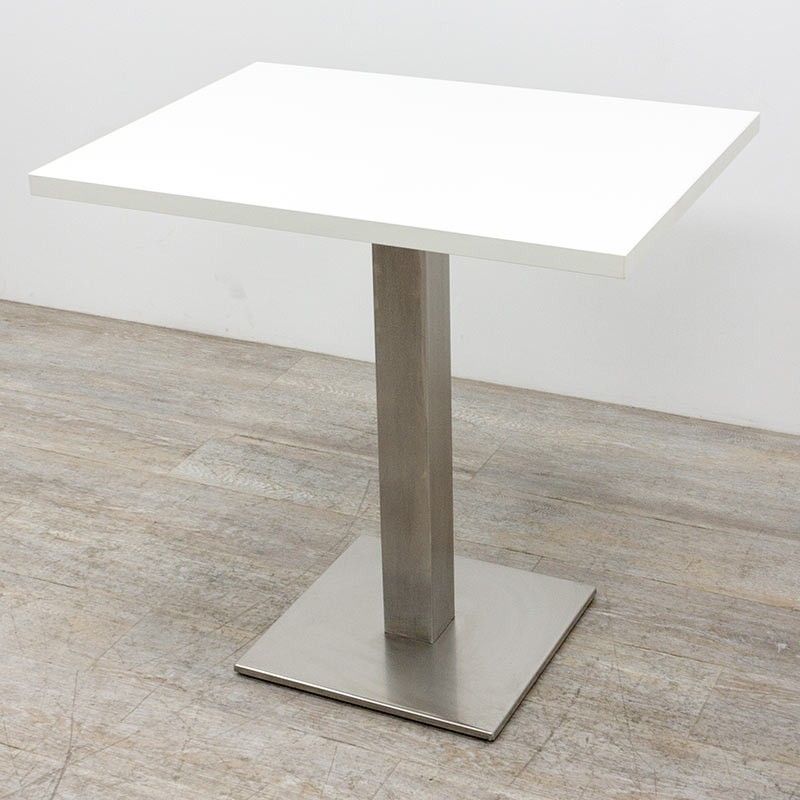 Pedrali Table Inox L80 Blanc