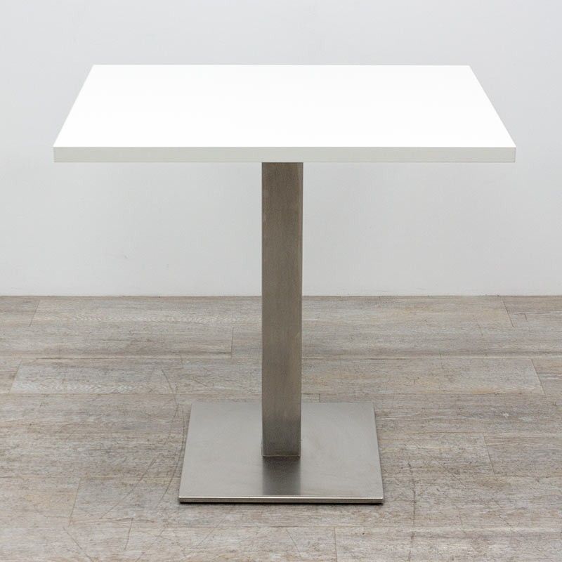 Pedrali Table Inox L80 Blanc