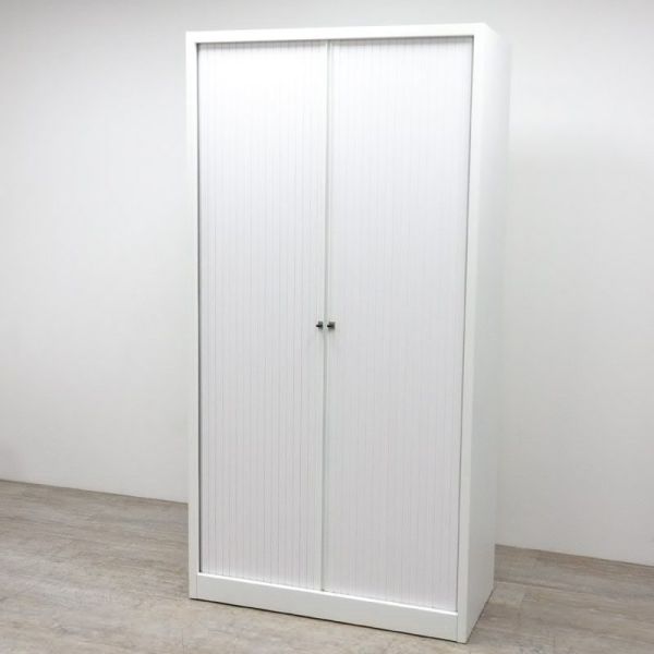 Armoire Haute L100 12 cases Blanc