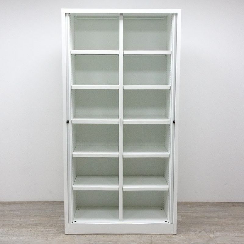Armoire Haute L100 12 cases Blanc