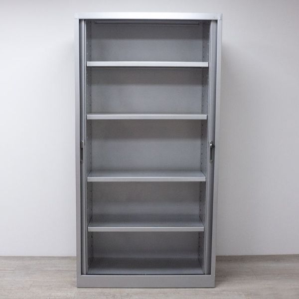 Armoire haute L100 Gris 2nd Choix
