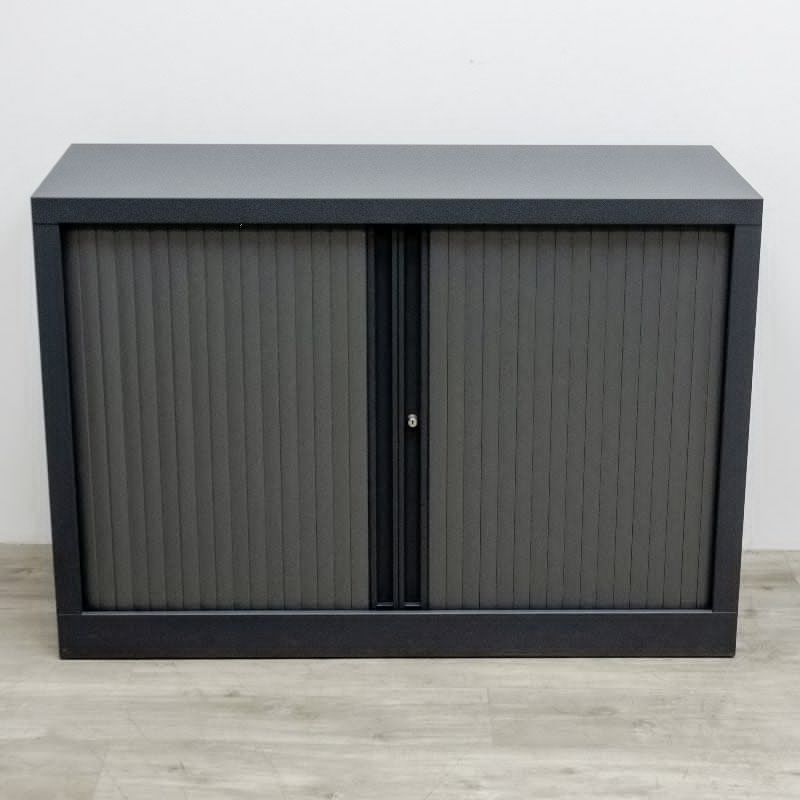 Armoire basse L120 Gris / Anth.