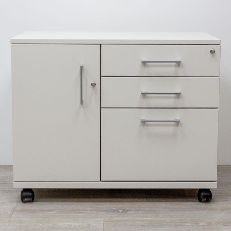 Crédence Haworth L80 Droite Blanc