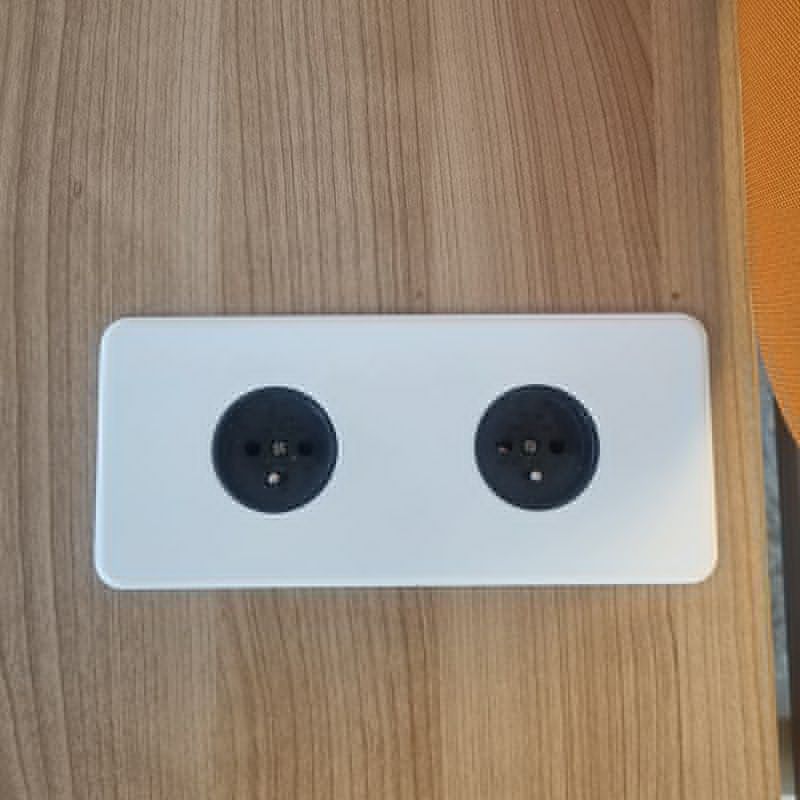 Bench 2 postes MDD L140 Cacao / Orange