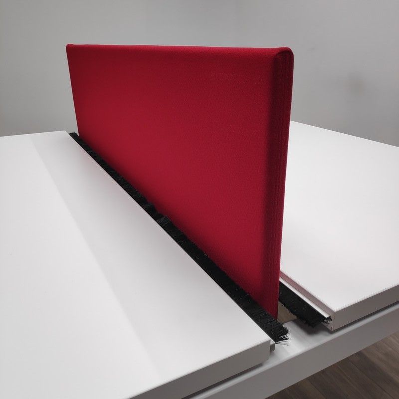 Bench 2 postes L120 Blanc / Rouge