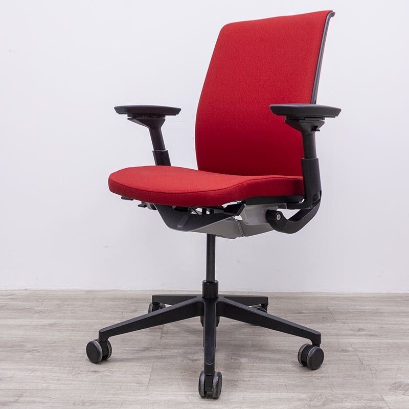Steelcase Think V2 Rouge Foncé 4D