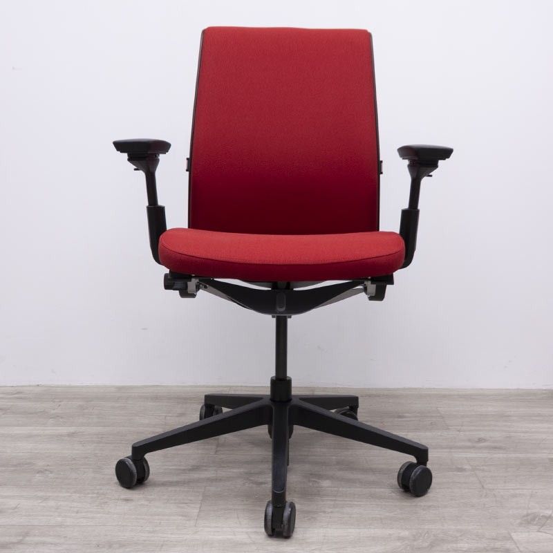 Steelcase Think V2 Rouge Foncé 4D