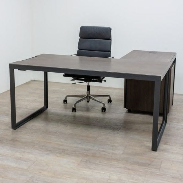 Ensemble bureau retour + caisson