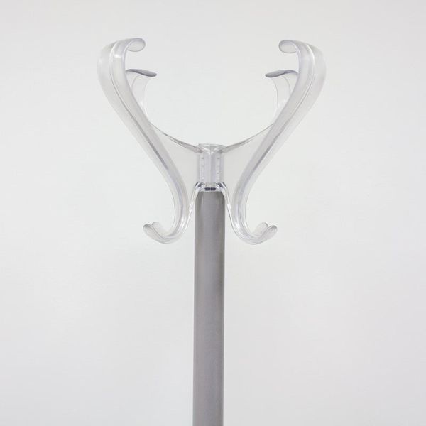 Porte manteaux 4 patères Gris