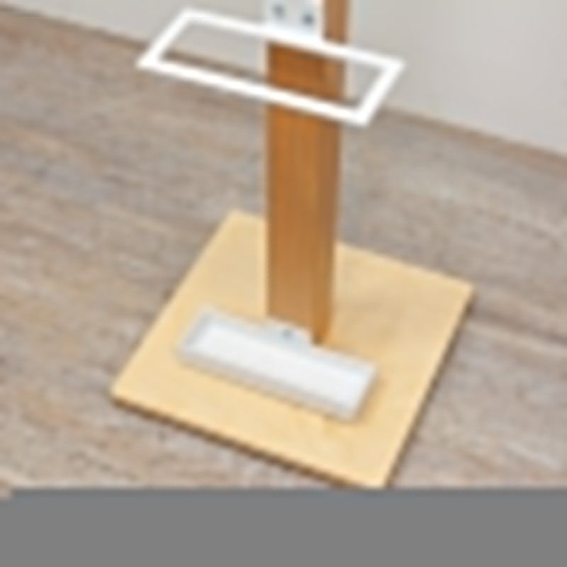 Porte manteaux en bois / Blanc