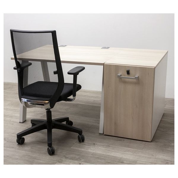 Steelcase Hauteur Plan Droit Acacia