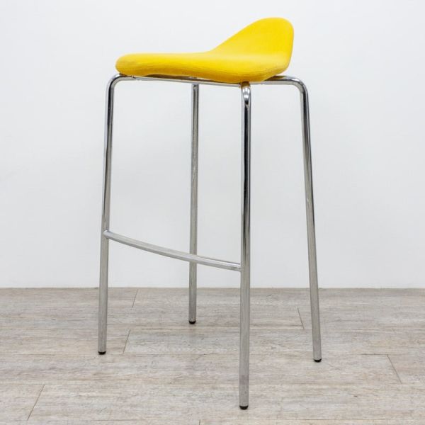 Haut en tissu Jaune /Chromé