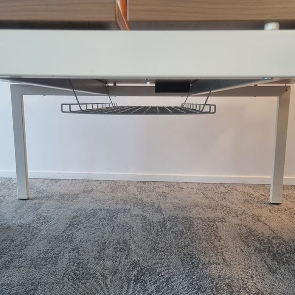 Bench 2 postes MDD L140 Cacao / Gris