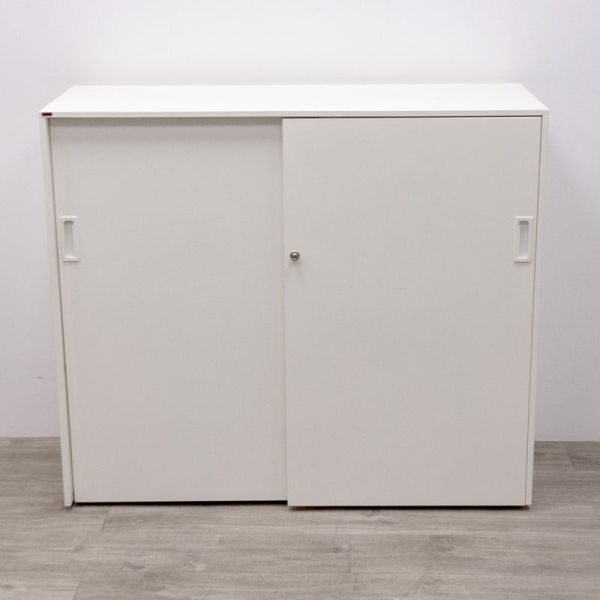 Armoire basse Guialmi L120 Blanc