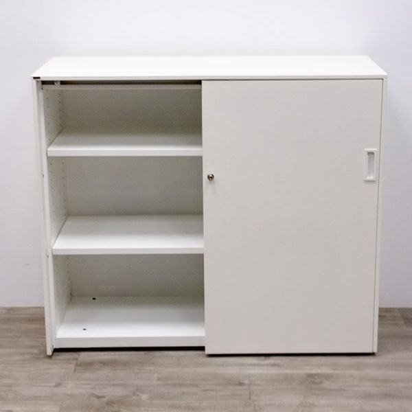 Armoire basse Guialmi L120 Blanc