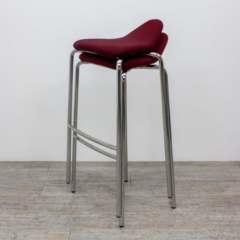 haut en tissu Bordeaux