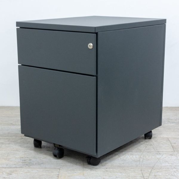 2 tiroirs Gris Anthracite