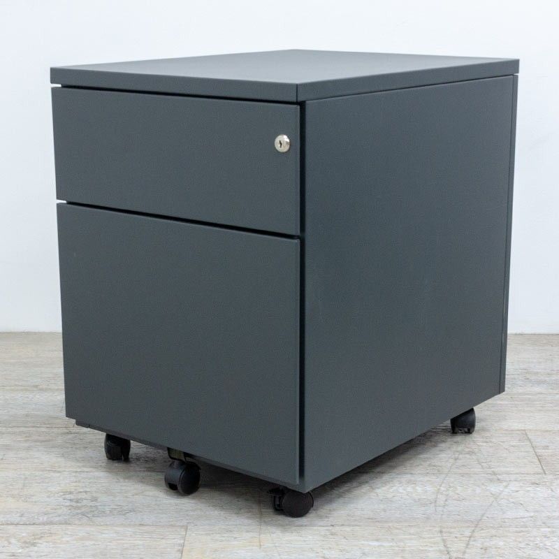 2 tiroirs Gris Anthracite