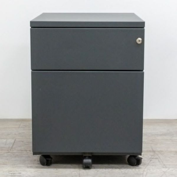 2 tiroirs Gris Anthracite