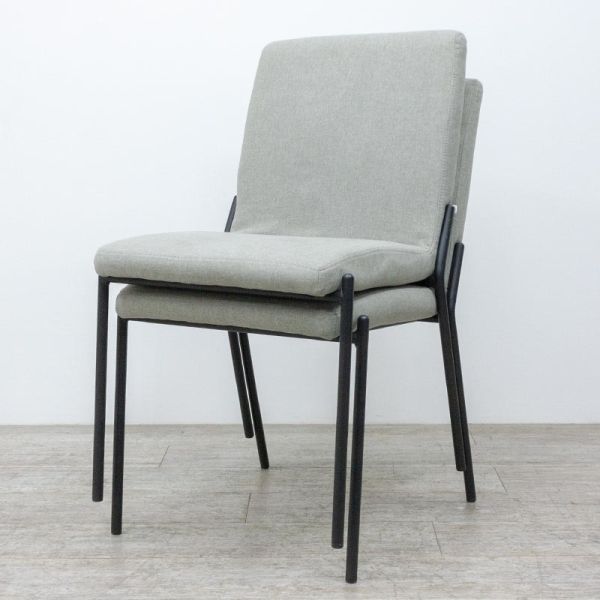 Chaise Alinéa Jasper en tissu Gris