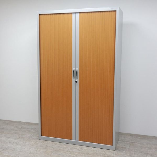 Haute L120 Gris Aluminium/ Merisier