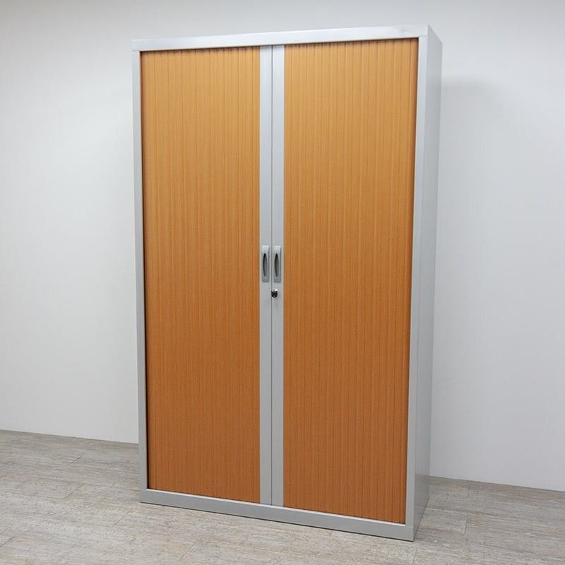 Haute L120 Gris Aluminium/ Merisier