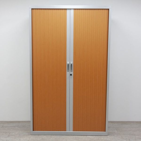 Haute L120 Gris Aluminium/ Merisier