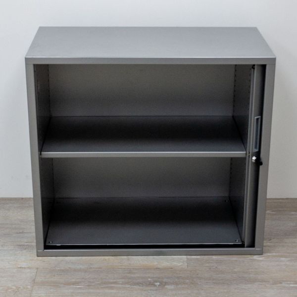 Armoire mini L80 Chêne / Gris