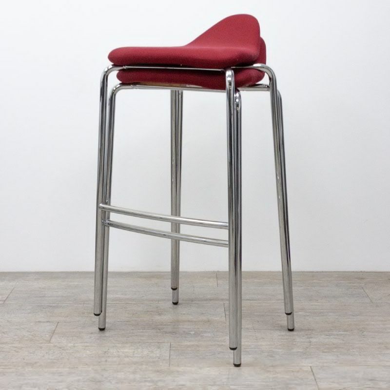 haut Rouge foncé/ Chromé