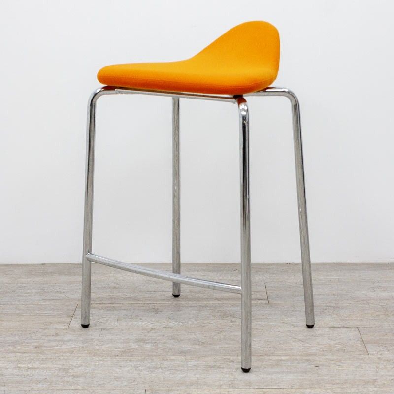 en tissu Orange / Chromé