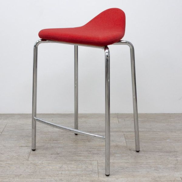 en tissu Rouge / Chromé