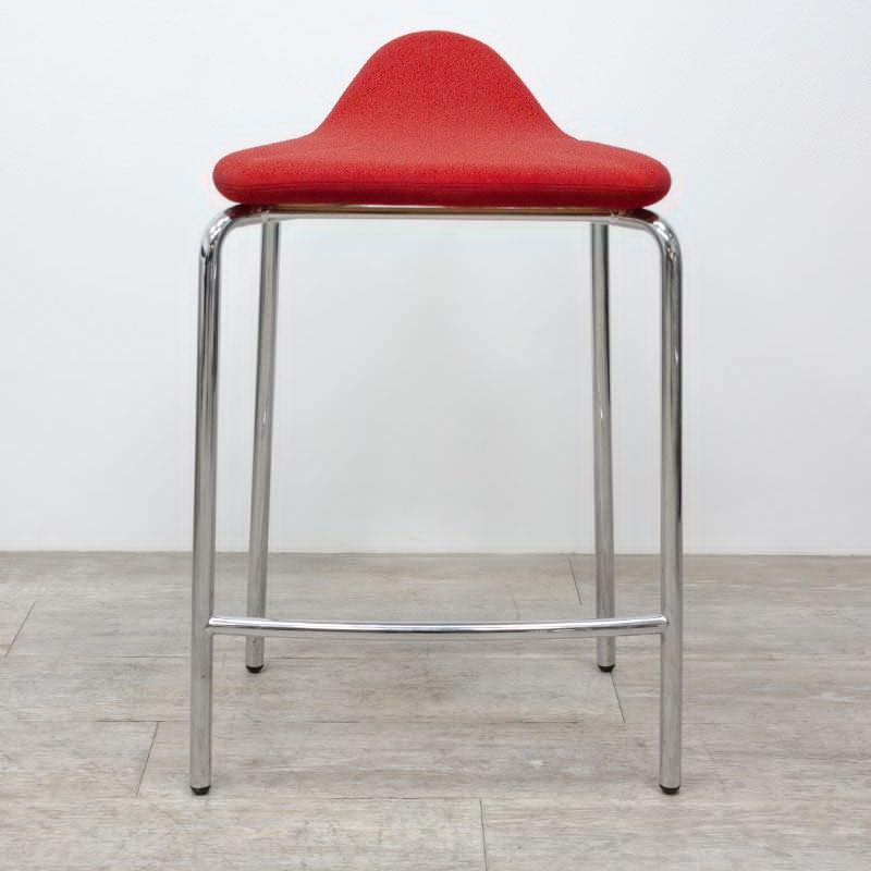 en tissu Rouge / Chromé